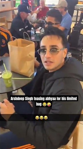 Abhishek &Arshdeep fun #abhisheksharma #arshdeepsingh #cricketer #indiancricketteam #cricket #shorts