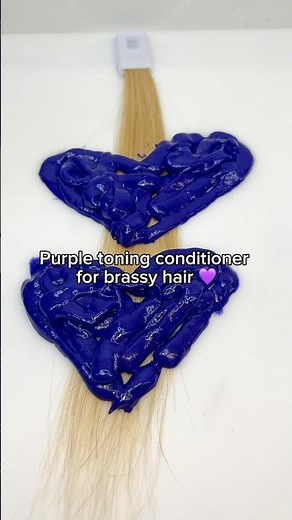 Purple toning conditioner for brassy hair 💜 Pallure G.O.A.T.