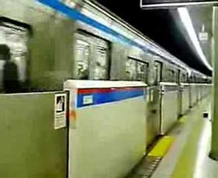 Subway in Tokyo,Japan (Toei Mita Line)