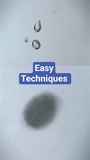 Simple drawing techniques😎😊💙 #art #tutorial #shorts