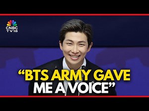 FULL REMARKS: BTS Leader Kim Namjoon AKA RM Gives Special Message To Army At APEC Summit | N18G