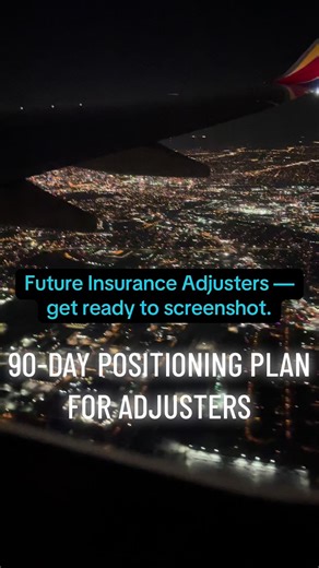 Future adjusters — this is the part nobody tells you. Passing your exam proves you understand policy. It does NOT prove you know how to work a claim. If you feel stuck after getting licensed, it’s not because the industry is dead. It’s because positioning requires strategy. Between now and summer, focus on: • Lane clarity • Claim flow fluency • Resume translation • Strategic applications • Software familiarity • Tracking your momentum This isn’t about overnight success. It’s about sounding confi