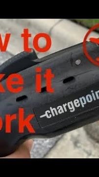 Chargepoint handle trick. Works even if handle is broken