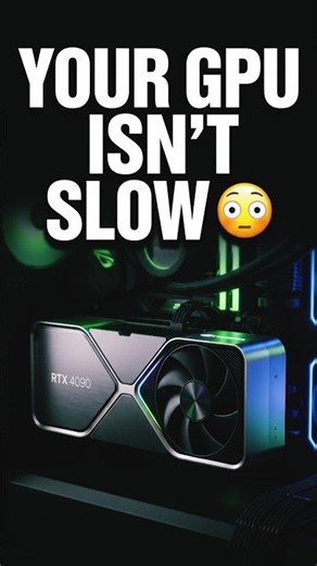 Your GPU Isn't Slow... 😳 #pc #pcsettings