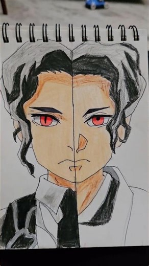 how to draw best anime villain entrance 🫣##kibutsuji muzan- #demonslayer#anime🔥🔥😎