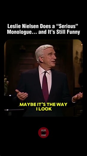 Leslie Nielsen “Serious Actor” Monologue | #shorts