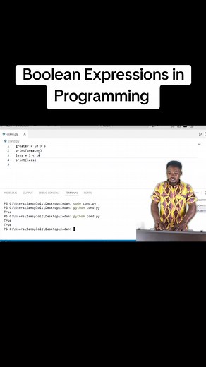 Boolean Expressions in Programming #fyp #GES #ghanatiktok🇬🇭 #computerscience #coding