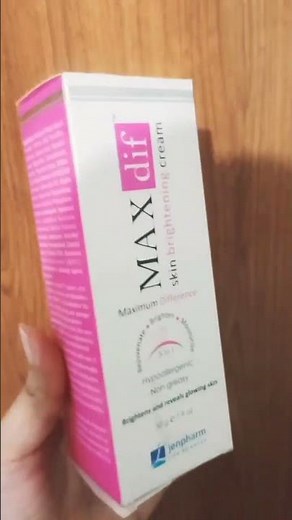 Max diff brightening cream review