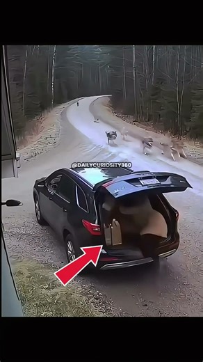 Wild Wolf Attack Caught on Camera! 🐺🔥 | Realistic CCTV Clip