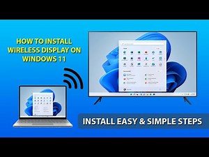 How to Install Wireless Display on Windows 11 Laptop or PC | Install Wireless Display | Windows 11