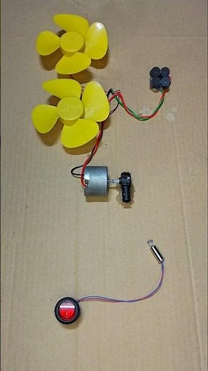 Powering 4 Buzzers & Two DC Fan Motor With Mini Gear Box Coreless Motor _ DC Motor #dcmotor #shorts