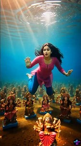 Nadi Mein Diki Bahut Sari Maa Durga Ki Murtiyaan 😱🌊 #shorts #ytshorts #youtubeshorts