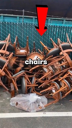 Why Restaurants Destroy Their Own Chairs 😳 #shorts
