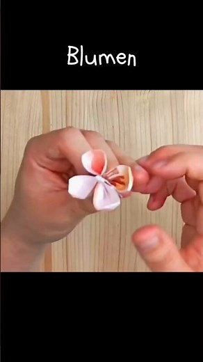 Geldscheine falten für Geldgeschenke 🌸 Blumen