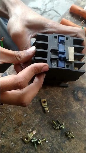Contactor Repair ! Tricks for Repair Faulty Panel's Contactor #shorts #electrical #technology