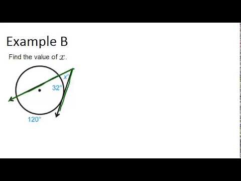 Angles Outside a Circle: Examples (Geometry Concepts)