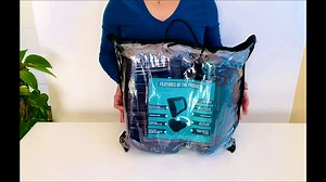 Gel Infused Memory Foam Lumbar and Seat Cushion with Cooling Pads - Premium Quality Pain Relief Support for Office, Car, Wheelchair