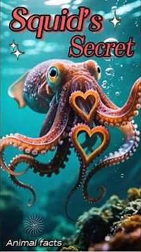 The Squid with 3 Hearts! #fishing #fish #animals