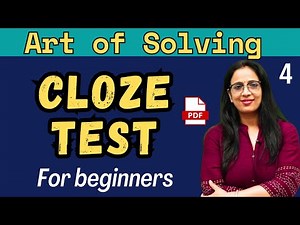 Cloze Test for Beginners - 4 || Easy Tips and Tricks for Scoring Well || English With Rani Ma'am