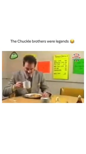 British Channel on Instagram: "😂😂😂 The Chuckle Brothers in England are remembered as one of the most iconic double acts in British children’s television. Barry and Paul Chuckle brought a mix of slapstick comedy, catchy catchphrases, and genuine warmth to every episode of ChuckleVision. Their style was simple but timeless — silly mishaps, funny misunderstandings, and a lot of running around trying to fix problems they usually made worse. Children loved the playful chaos, and adults appreciated