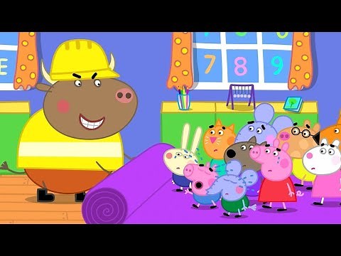 Mr Bull The Teacher 😳 🐽 Peppa Pig and Friends Full Episodes