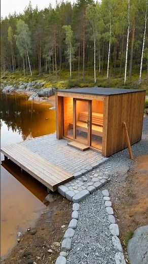 Scandinavian Lakeside Sauna | Finnish Nature & Relaxation