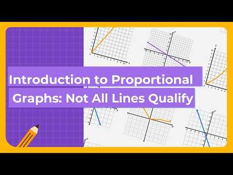 Introduction to Proportional Graphs: Not All Lines Qualify