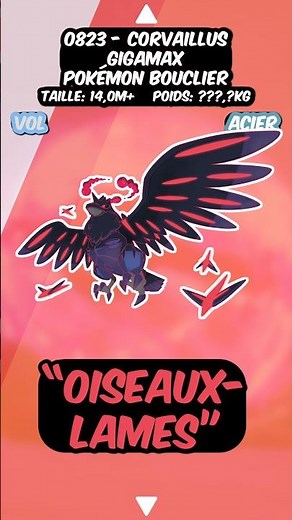 Gigantamax Corviknight - Pokémon Shield #pokemon