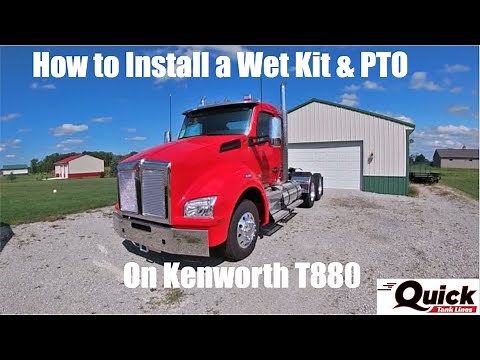 Wet Kit and PTO install on Kenworth T880 with Paccar 12-speed Auto