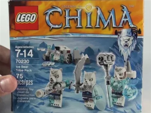 乐高LEGO★气功传奇「黑白评测」70230冰熊部落