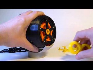 3d-printed Watch with Tourbillon - Winding, Set Time, Unwinding