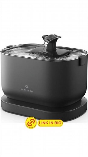 PETLIBRO Cordless Cat Water Fountain – 2.5L, Battery Operated, Stainless Steel Tray (Amazon Product)