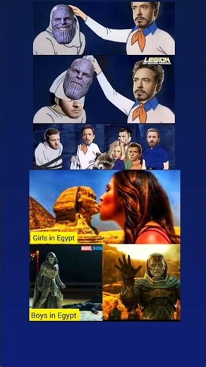 Thanos Head Pat Meme + Girls vs Boys in Egypt | Hilarious Marvel Compilation #marvel #thanos #egpt