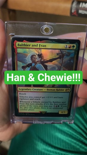 thank you ‪@Hef_GG‬ for this foil Balthier and Fran | #finalfantasy #mtg #finalfantasyxii #magic