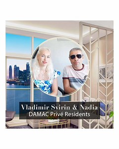 Vladimir and Nadia are so delighted with their DAMAC home that they decided to invest in another project. Watch them share their experience. يشعر فلاديمير وناديا بالسعادة بمنزلهما في داماك وقرروا الاستثمار في مشروع اخر من مشاريع داماك | DAMAC Properties
