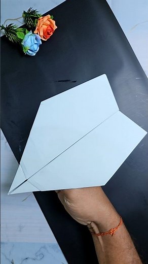✈️ Boomerang Paper Plane That Comes Back! 🔥 #reels #boomerang #paperplane #craft #plane #origami