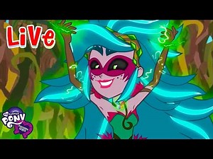 🔴 Equestria Girls LIVE 🔮 BEST SONGS 🌈 Under our Spell, Cafeteria Song + more songs! 🎶💜 MLP EG