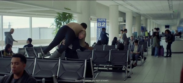 Ted Lasso star Juno Temple works out in Super Bowl ad