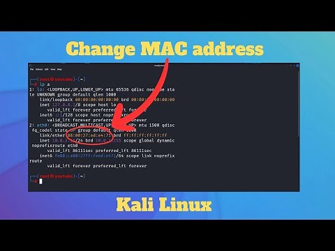 How to Change MAC ADDRESS in Kali Linux