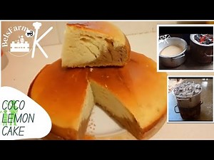 How to make COCO LEMON CAKE on a Charcoal Jiko | Easy Coco Lemon Cake Recipe