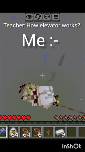 How elevator works? #bedrock #minecraft #minecraftbedrock #minecraftshorts