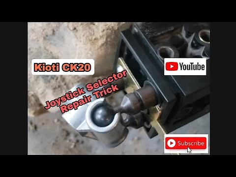 Kioti CK20 joystick selector assembly install