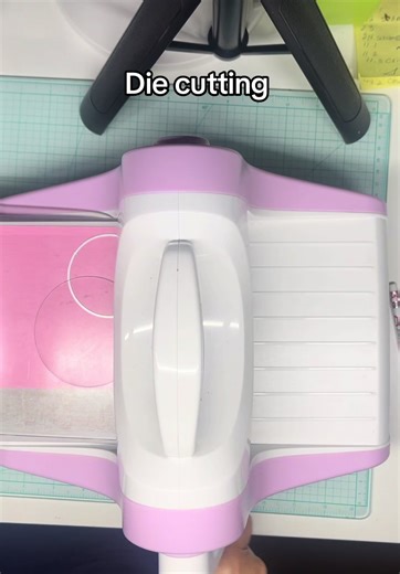 Die cutting circles using a Revolution Die Cut and Embossing machine #die cutting