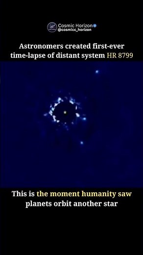 First Ever Video of Another Solar System in Motion, HR 8799 Planets Orbiting #space #universe #viral