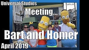Meet The Stars Episode 3 | Bart and Homer | Universal Studios | OurThemeParkLife