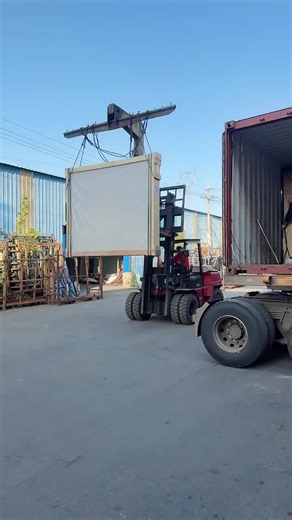 Float glass loading