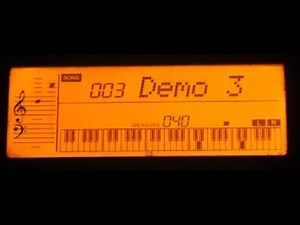 YAMAHA PSR-E343 - Demo 3