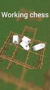 "Minecraft Working Chess Tutorial | How to Build a Fully Automatic Chess Game in Minecraft"#shorts