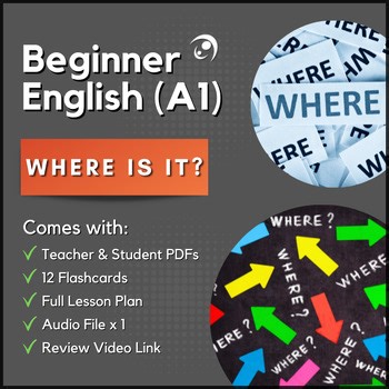 Where is it? | Prepositions of Place | Beginner ESL/ELL for All Ages (A1)
