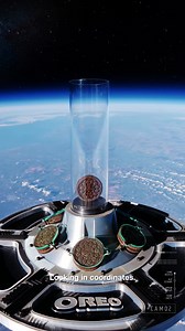 134K views · 2.5K reactions | Witness history in the making as Oreo becomes the first-ever cookie to launch into space, making an epic dunk into the biggest milk bed in the universe, the Milky Way!  Stay tuned till the end for the epic dunk!拏 #OreoSpaceDunk #OreoMilkyWayDunk | OREO | Facebook